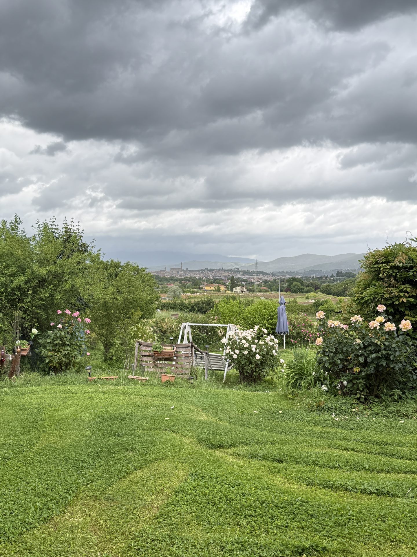 Giardino con vista su Arezzo