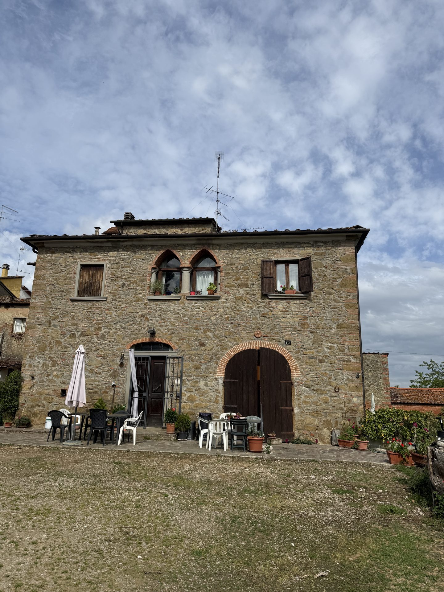 Facciata dell'agriturismo